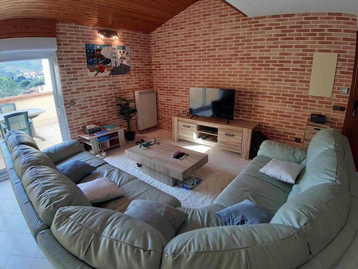 Superbe Appartement De 94M2 Avec Vue Sur Le Fort St Elme 科利尤尔 外观 照片